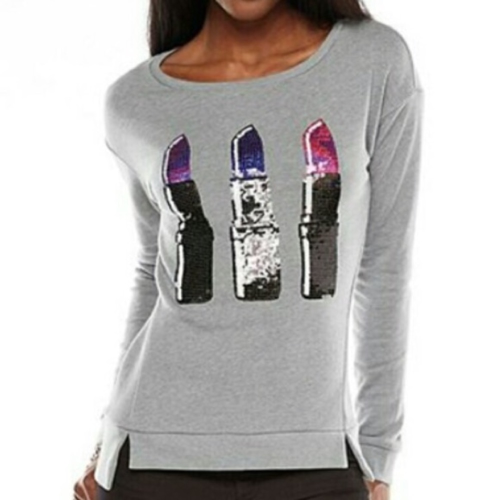 Juicy couture sequin sweatshirt